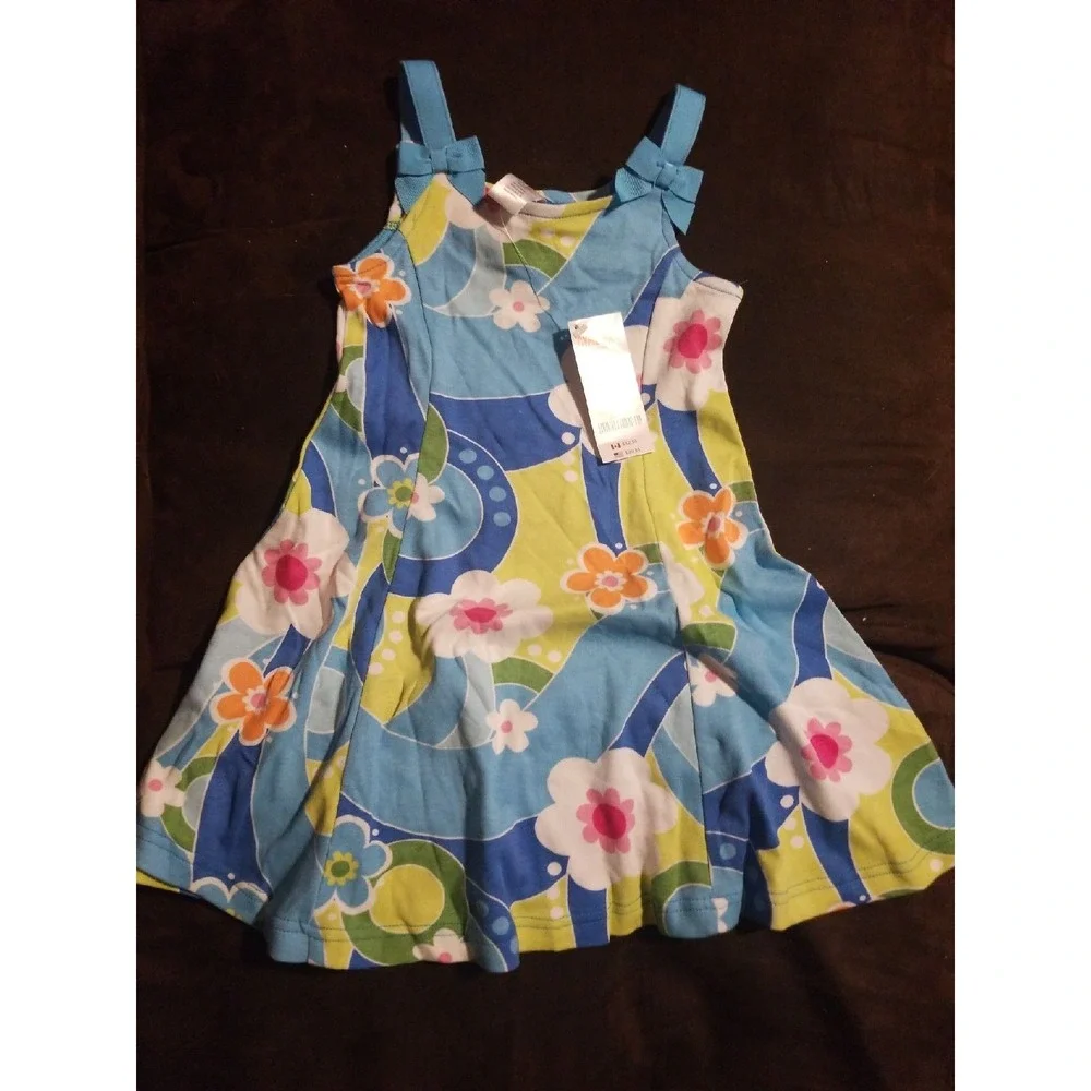 Floral Dress gymboree rainbow cabana‎ 4